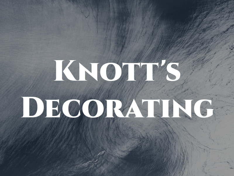 Knott's Decorating