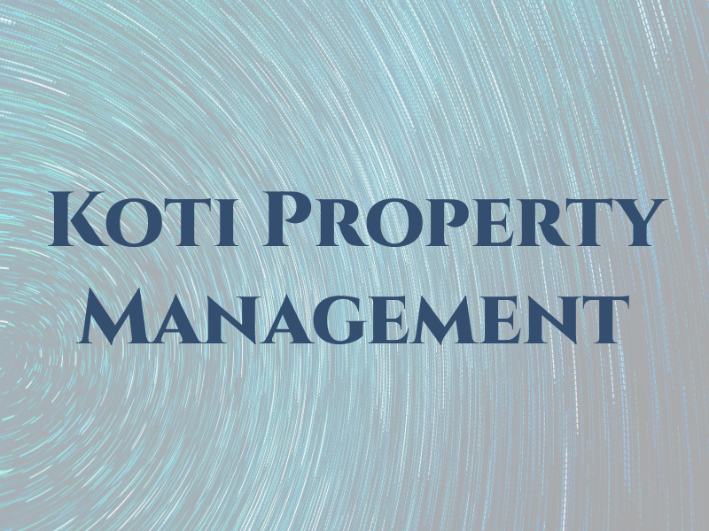 Koti Property Management