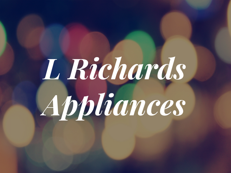 L Richards Appliances