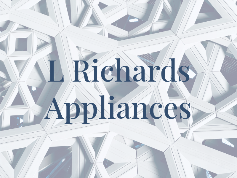 L Richards Appliances