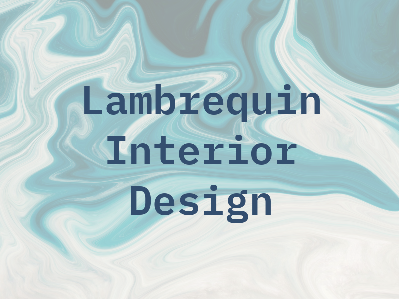 Lambrequin Interior Design