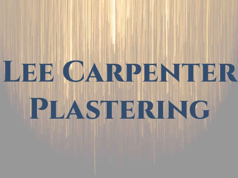 Lee Carpenter Plastering