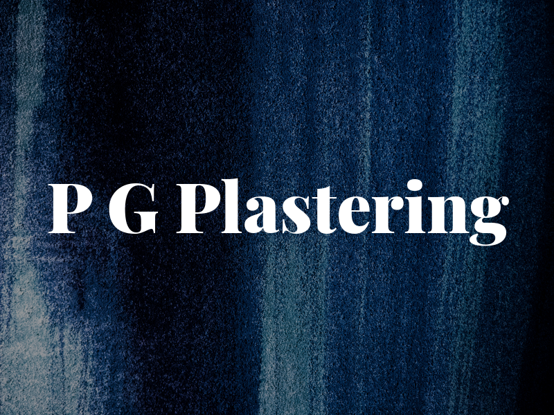 P G Plastering