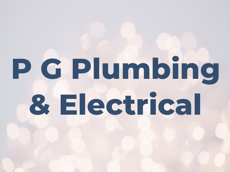 P G Plumbing & Electrical