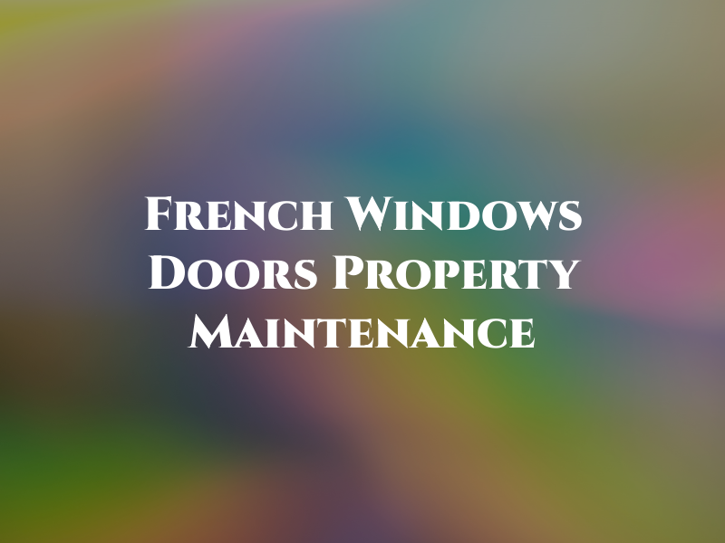 P J French Windows and Doors Property Maintenance