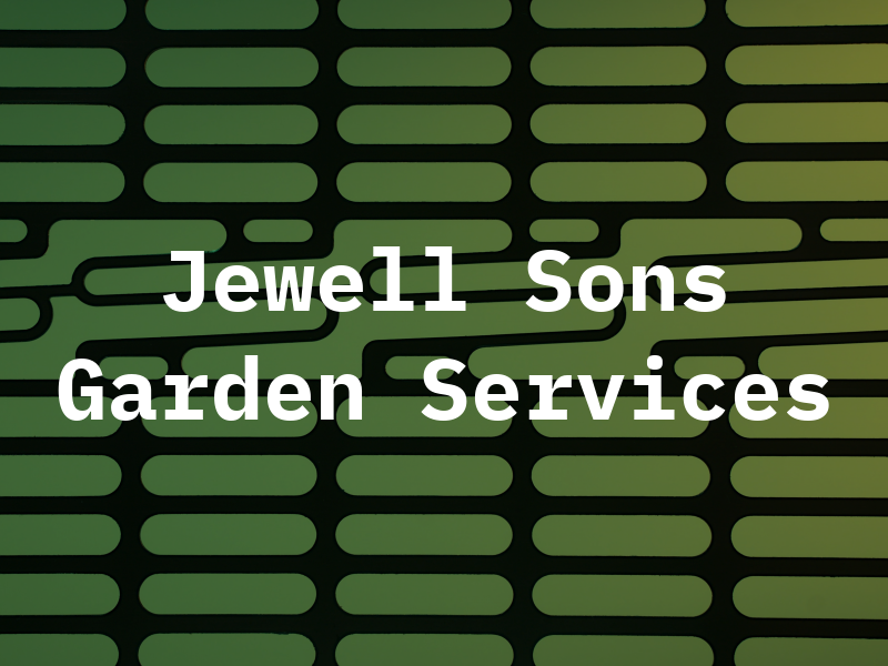 P J Jewell & Sons Garden Services