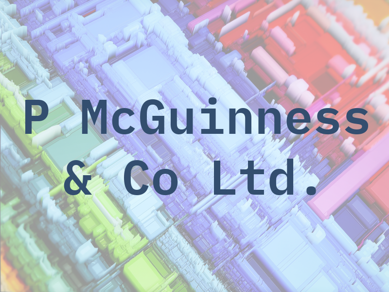 P McGuinness & Co Ltd.