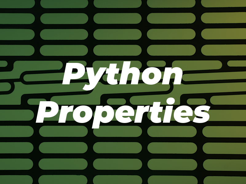 Python Properties