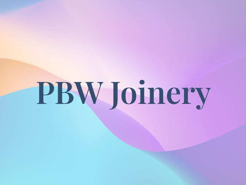 PBW Joinery
