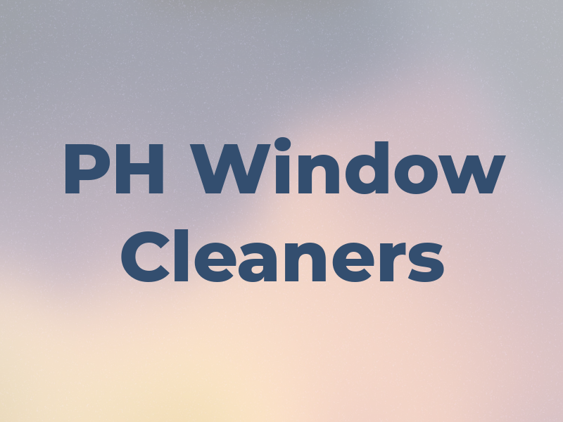 PH Window Cleaners