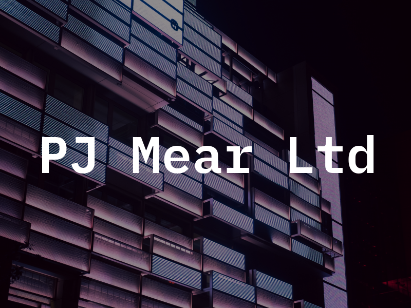 PJ Mear Ltd