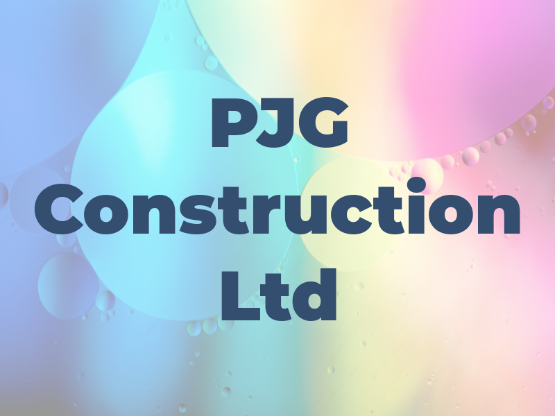 PJG Construction Ltd