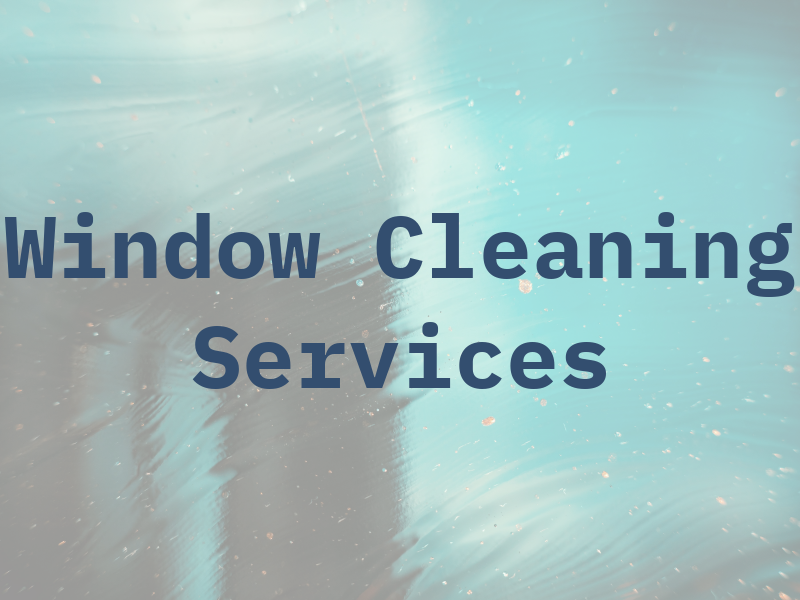 PRP Window Cleaning Services