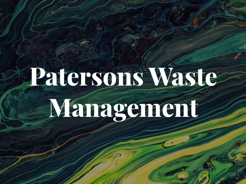 Patersons Waste Management Ltd