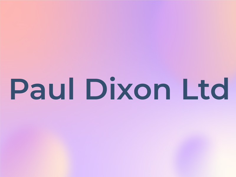 Paul Dixon Ltd