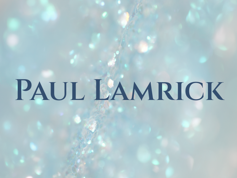 Paul Lamrick