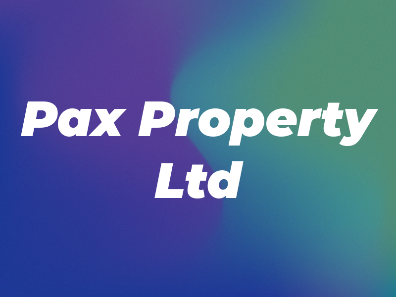 Pax Property Ltd