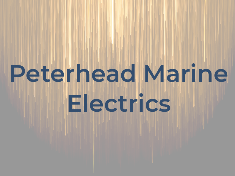 Peterhead Marine Electrics Ltd