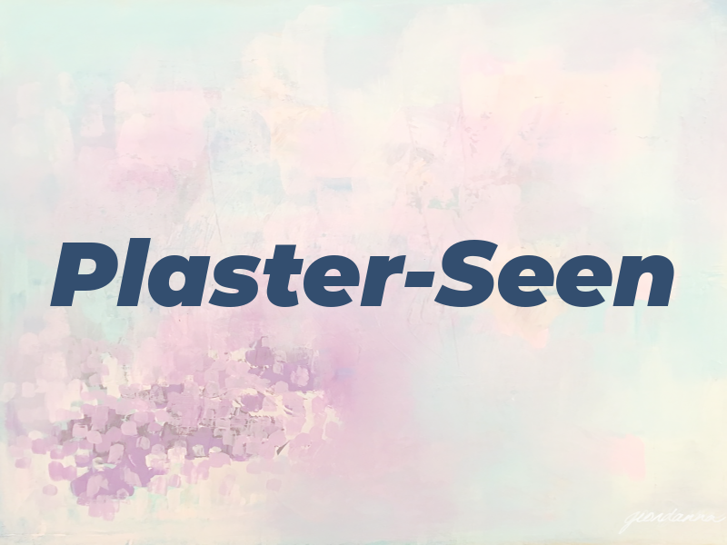 Plaster-Seen