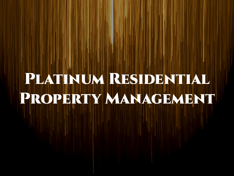 Platinum Residential Property Management