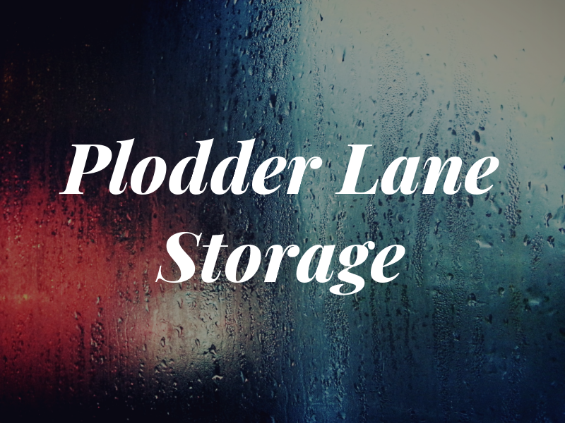 Plodder Lane Storage