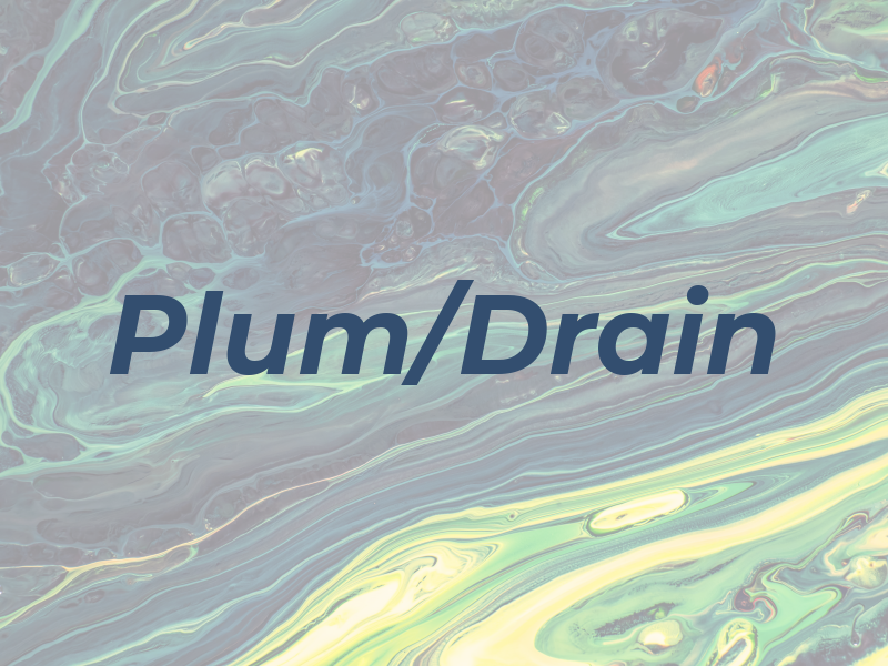 Plum/Drain