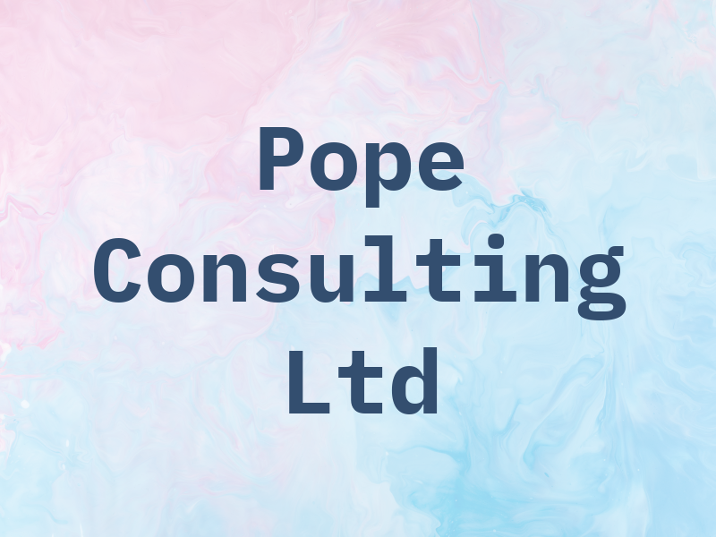 Pope Consulting Ltd