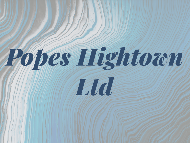 Popes Hightown Ltd