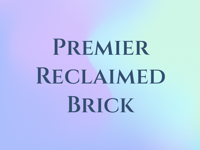 Premier Reclaimed Brick