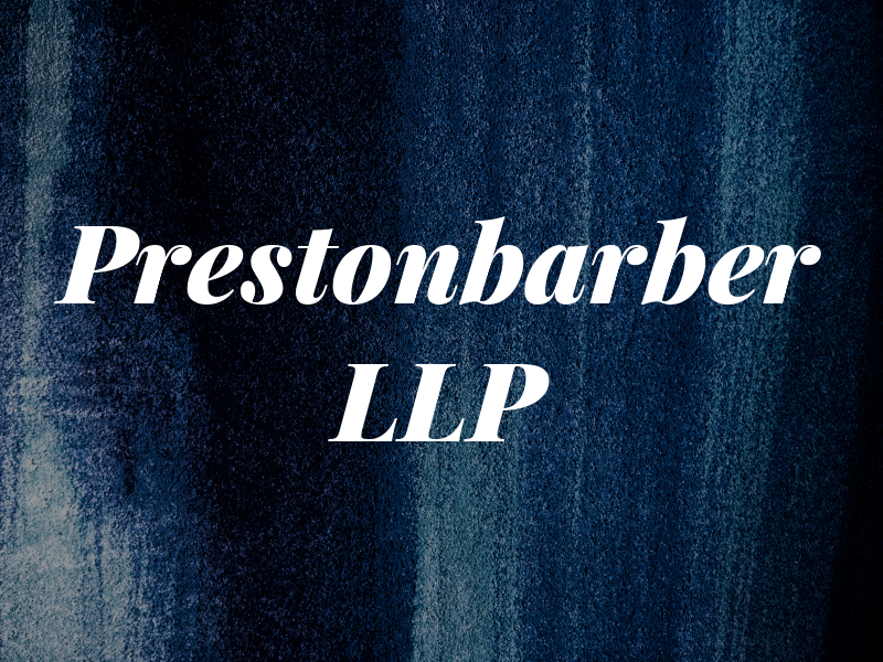 Prestonbarber LLP