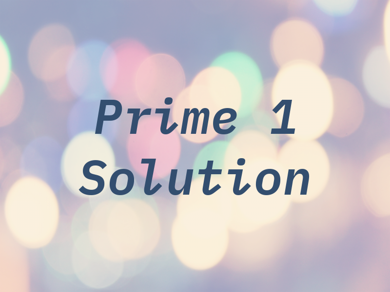 Prime 1 Solution