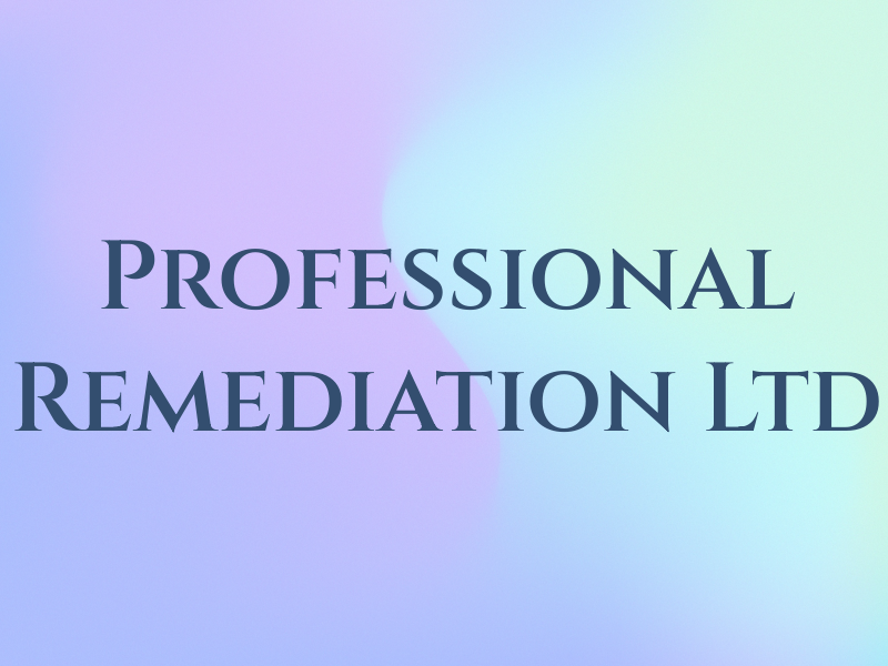 Professional Remediation Ltd