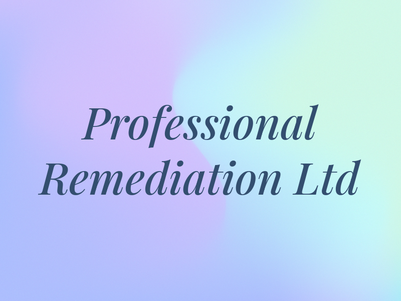 Professional Remediation Ltd