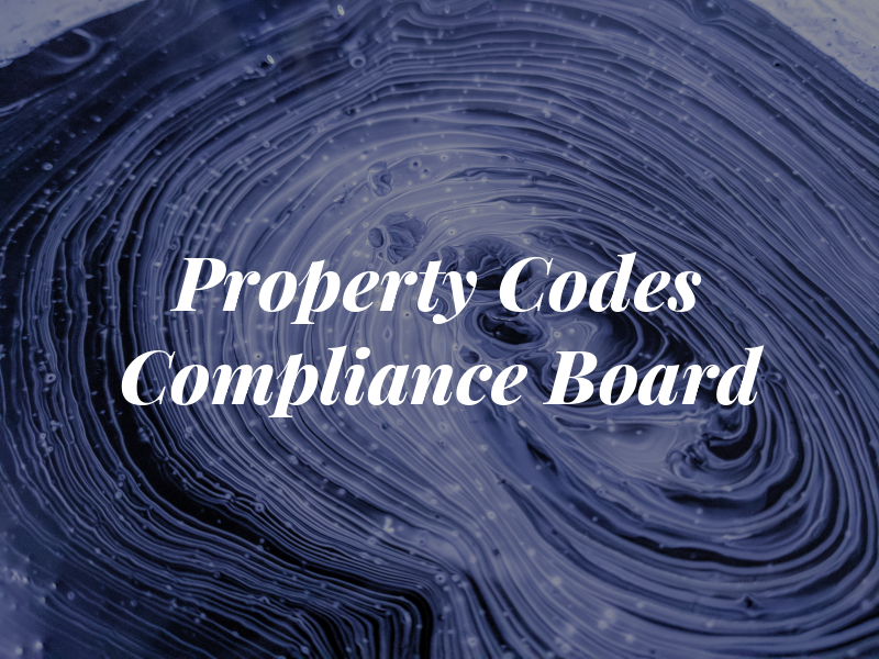 Property Codes Compliance Board