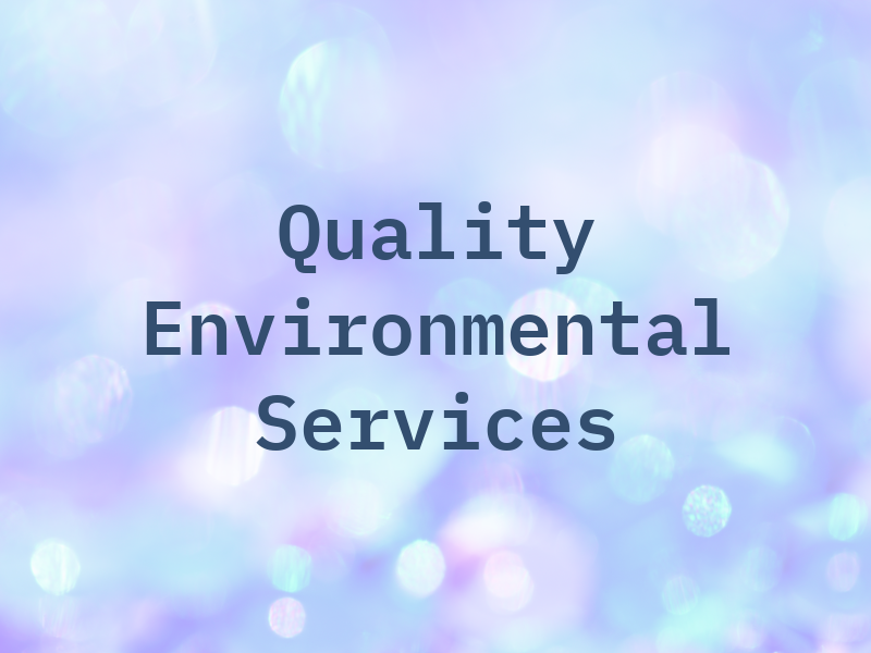 Quality Environmental Services Ltd