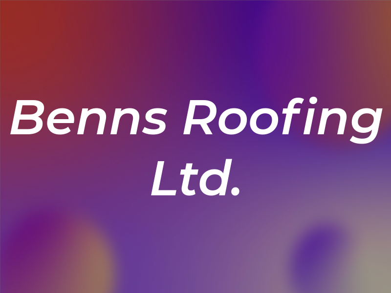R G Benns Roofing Co. Ltd.