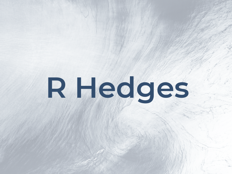 R Hedges