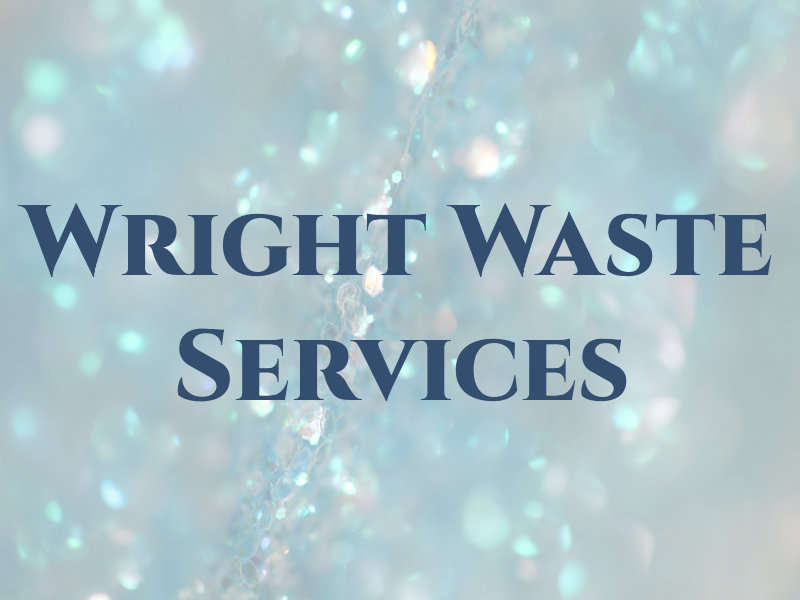 R Wright & Son Waste Services