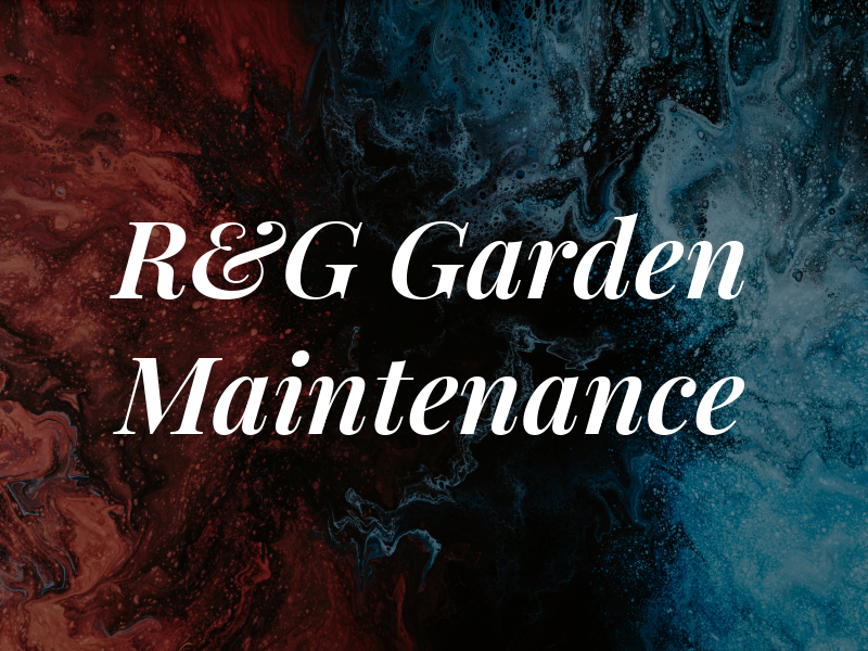 R&G Garden Maintenance