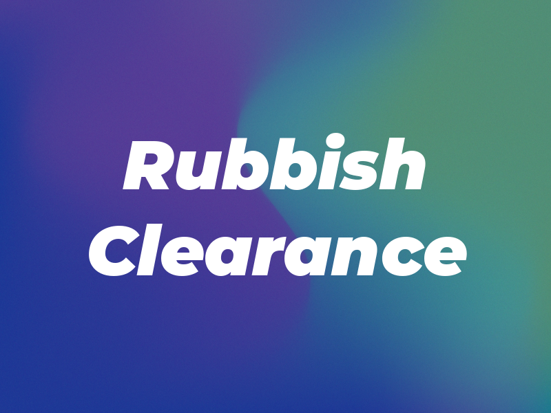 Rubbish Clearance