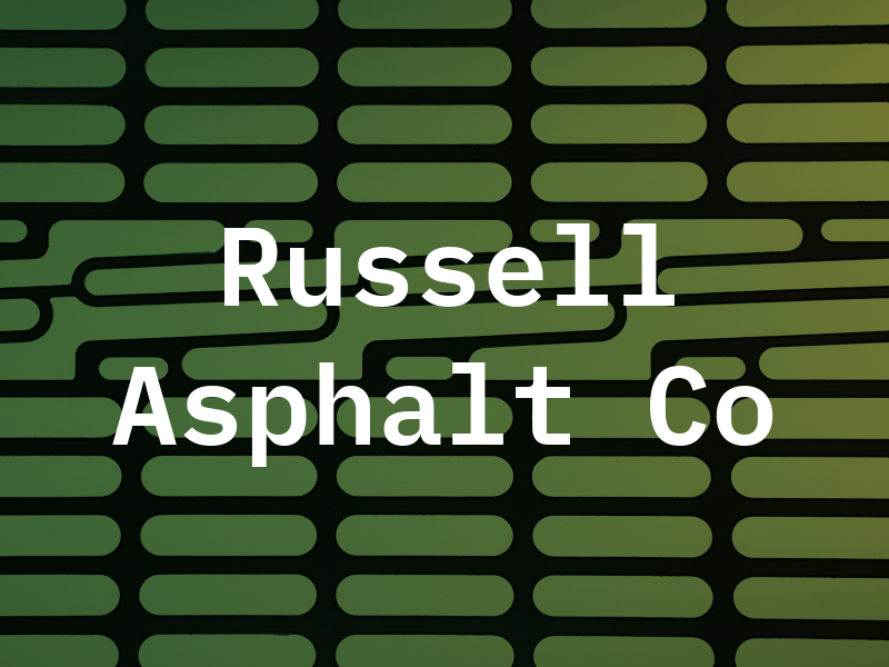 Russell Asphalt Co