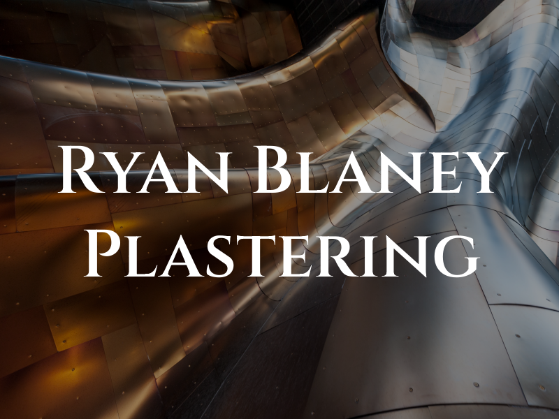 Ryan Blaney Plastering