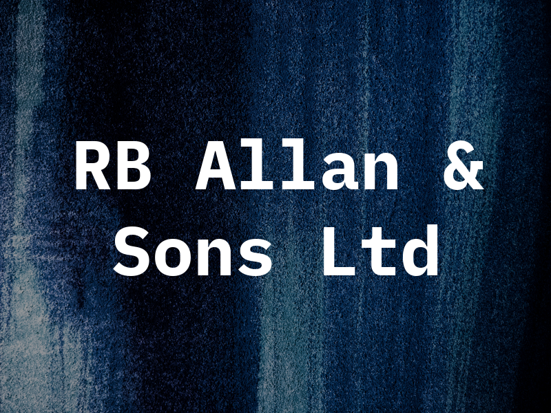 RB Allan & Sons Ltd