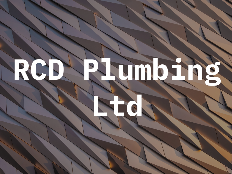 RCD Plumbing Ltd