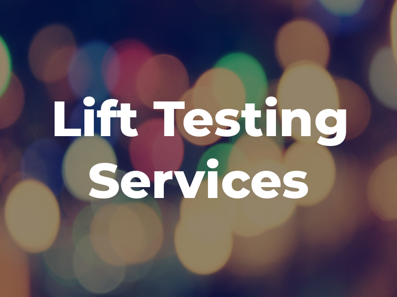 RJ Lift and Testing Services