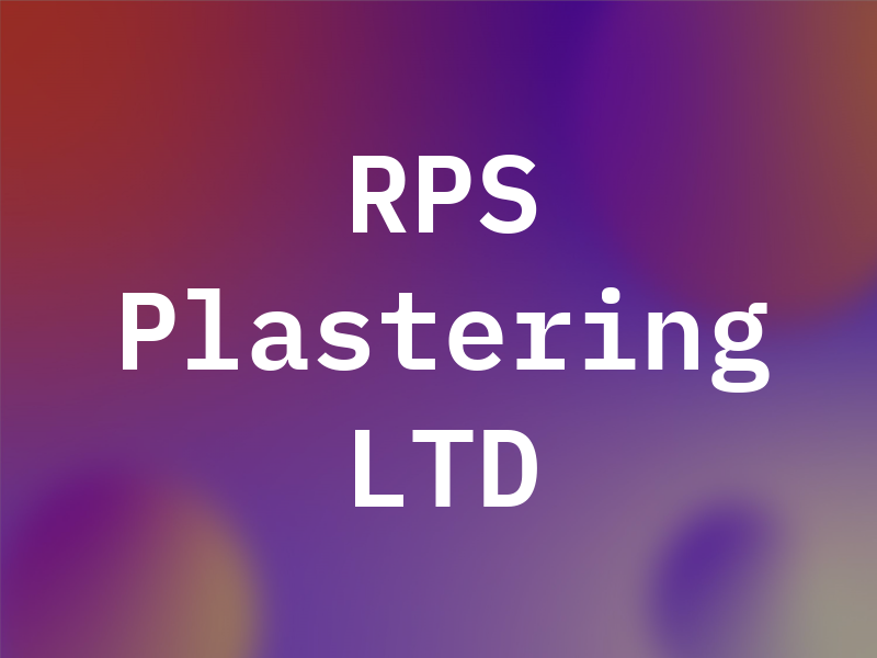 RPS Plastering LTD