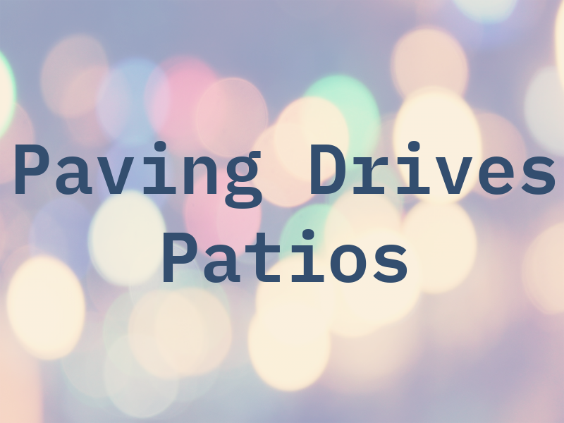 RT Paving Drives & Patios Ltd