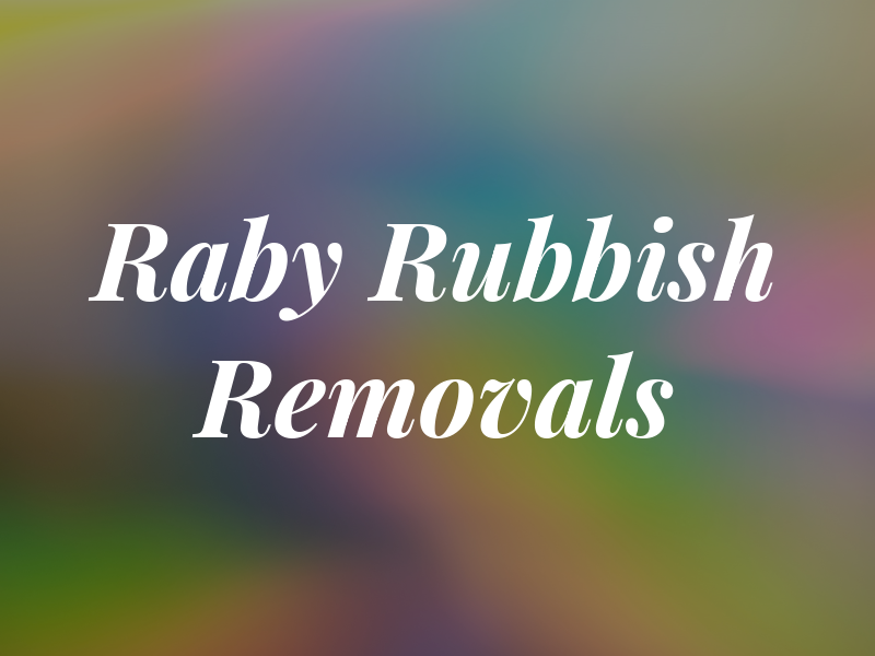 Raby Rubbish Removals