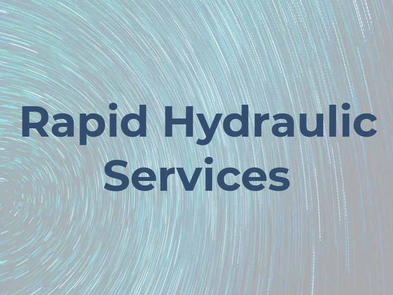 Rapid Hydraulic Services Ltd