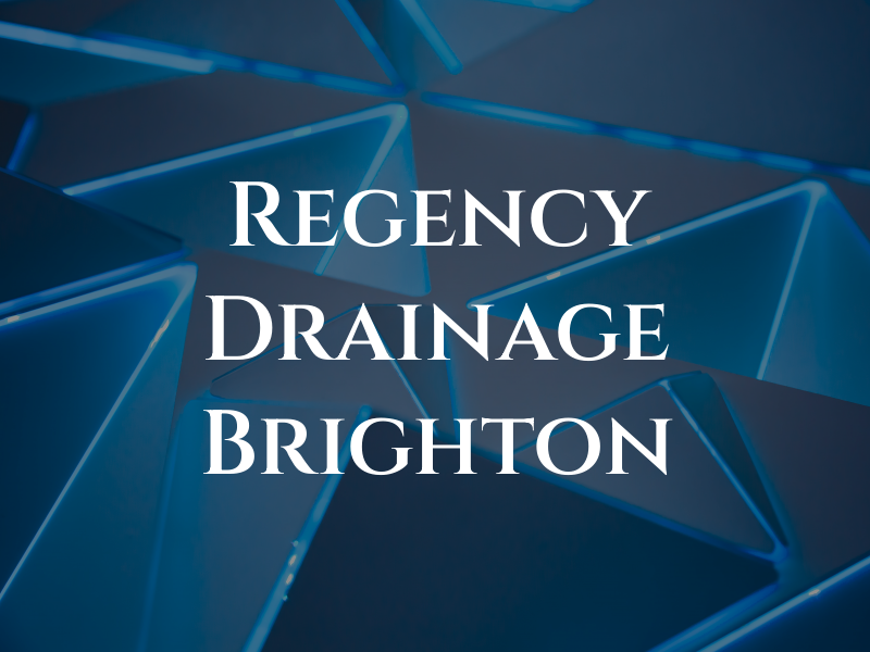 Regency Drainage Brighton